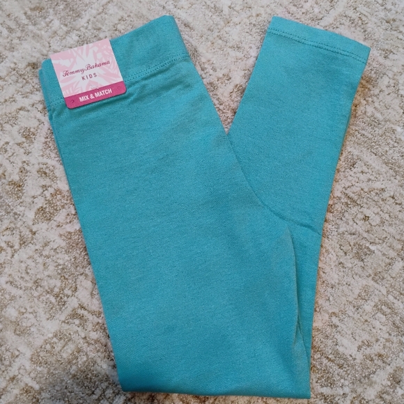 Tommy Bahama Other - NWT 5 / 6 Tommy Bahama Kids Girl's Mix And Match Aqua Blue Leggings NEW